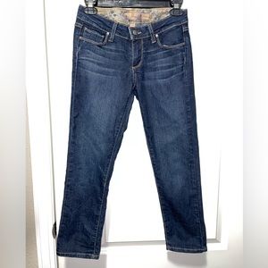 Paige Denim cropped Roxbury jeans size 25